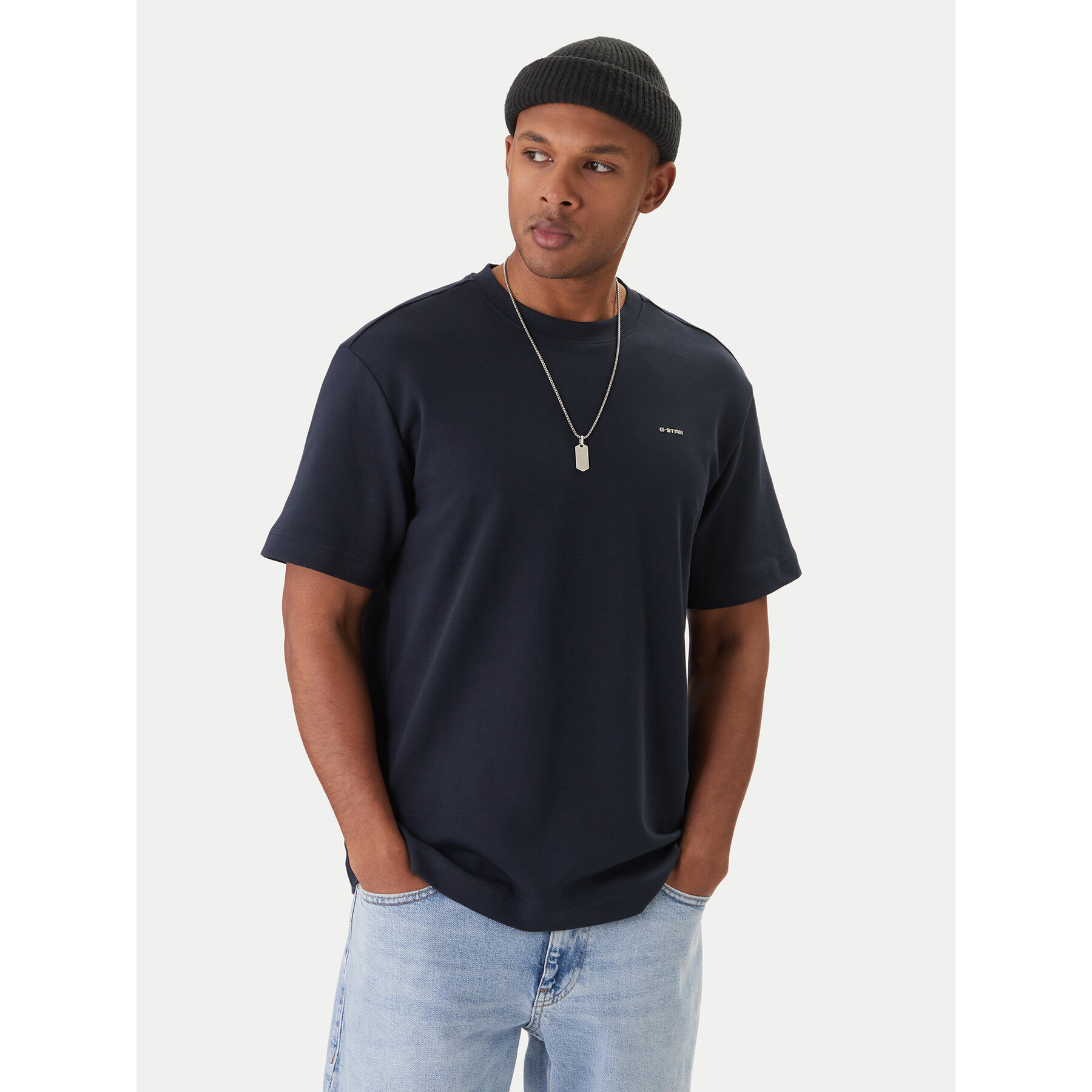 G-Star Raw T-Shirt D28609-C812 Dunkelblau Regular Fit