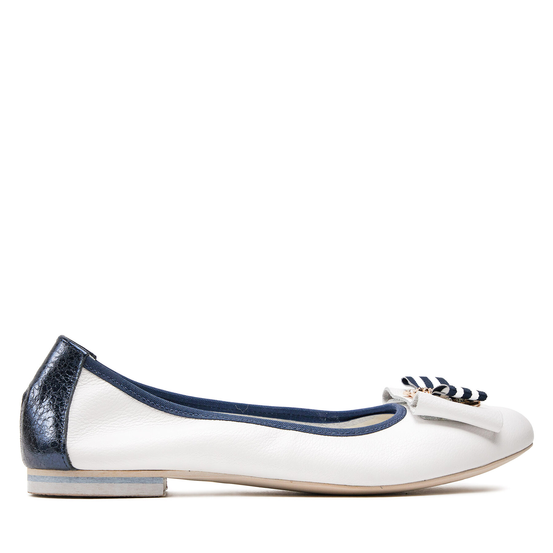 Damen Ballerinas R.Polański, Schuhgröße 36, Weiß, 0943