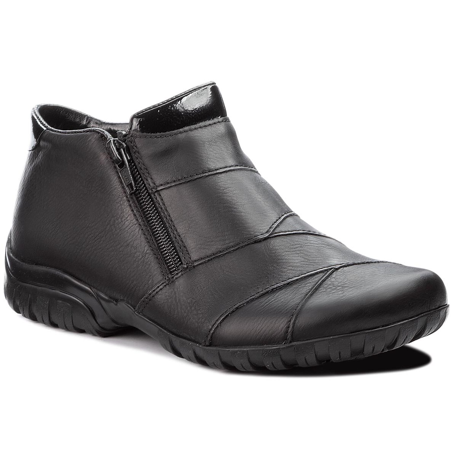 Botine Rieker L4673-01 Schwarz