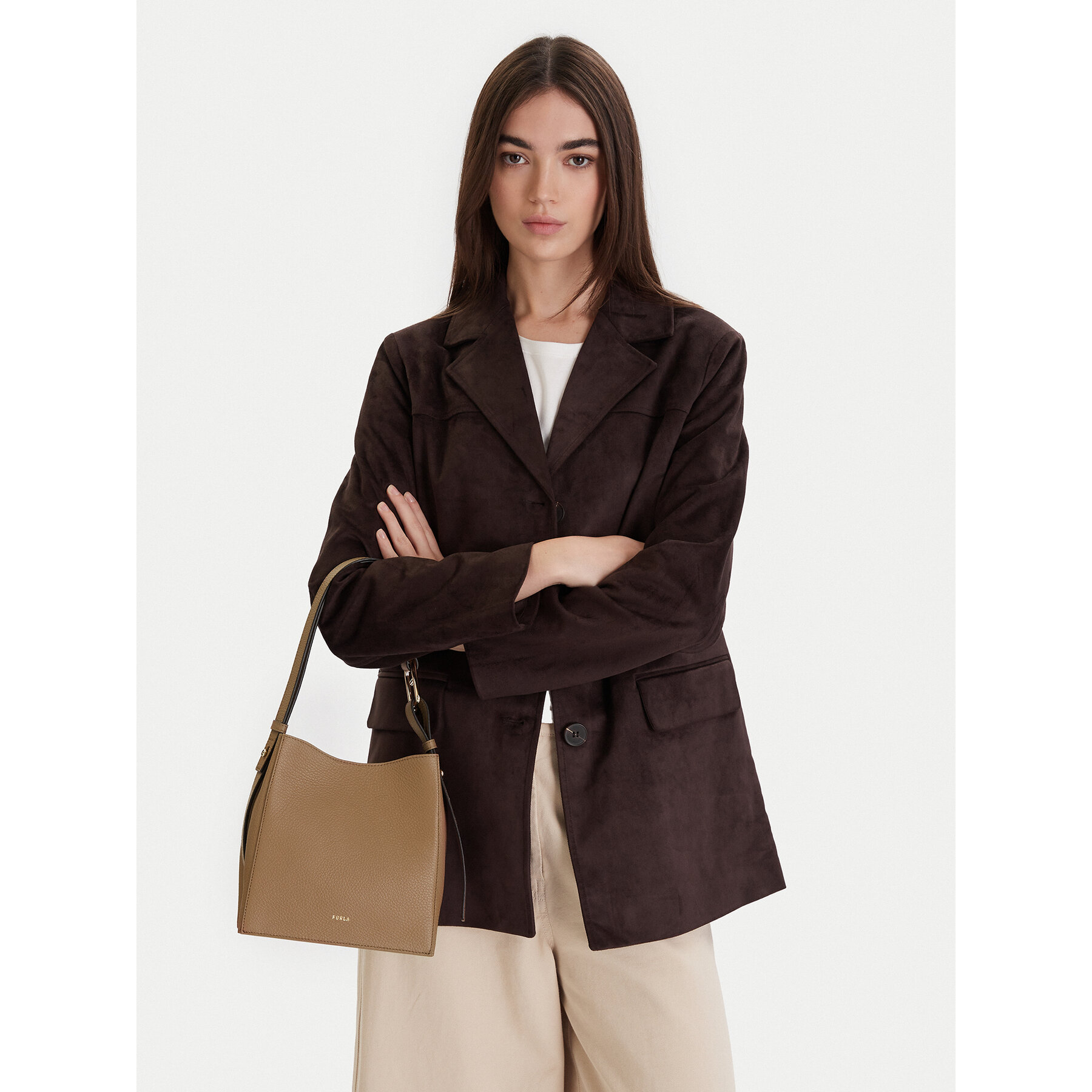 Borsetta Furla WB01373 HSF000 BG 4489S 1007 Marrone