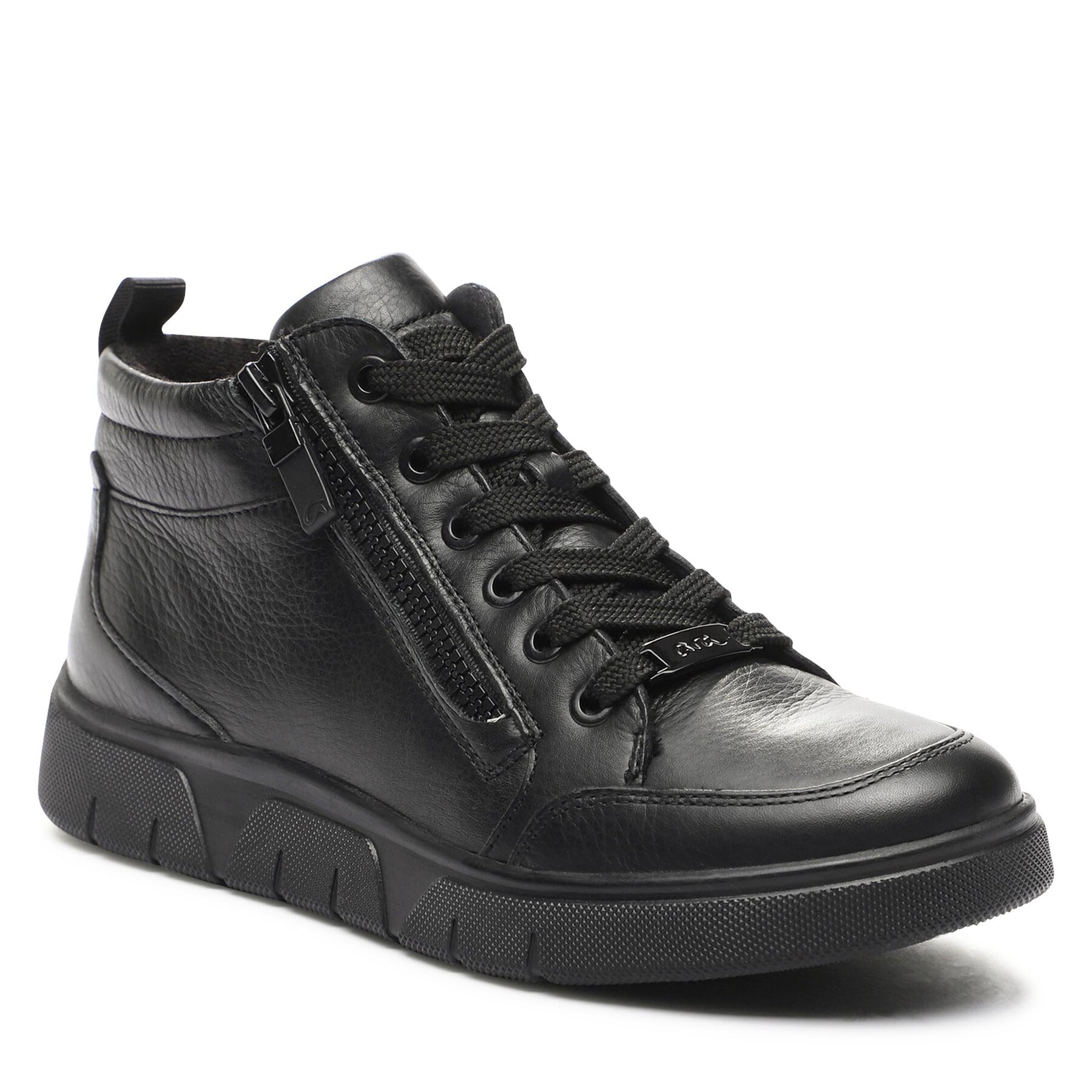 Damen Sneakers Ara, Schuhgröße 37, Schwarz, 12-24453-15