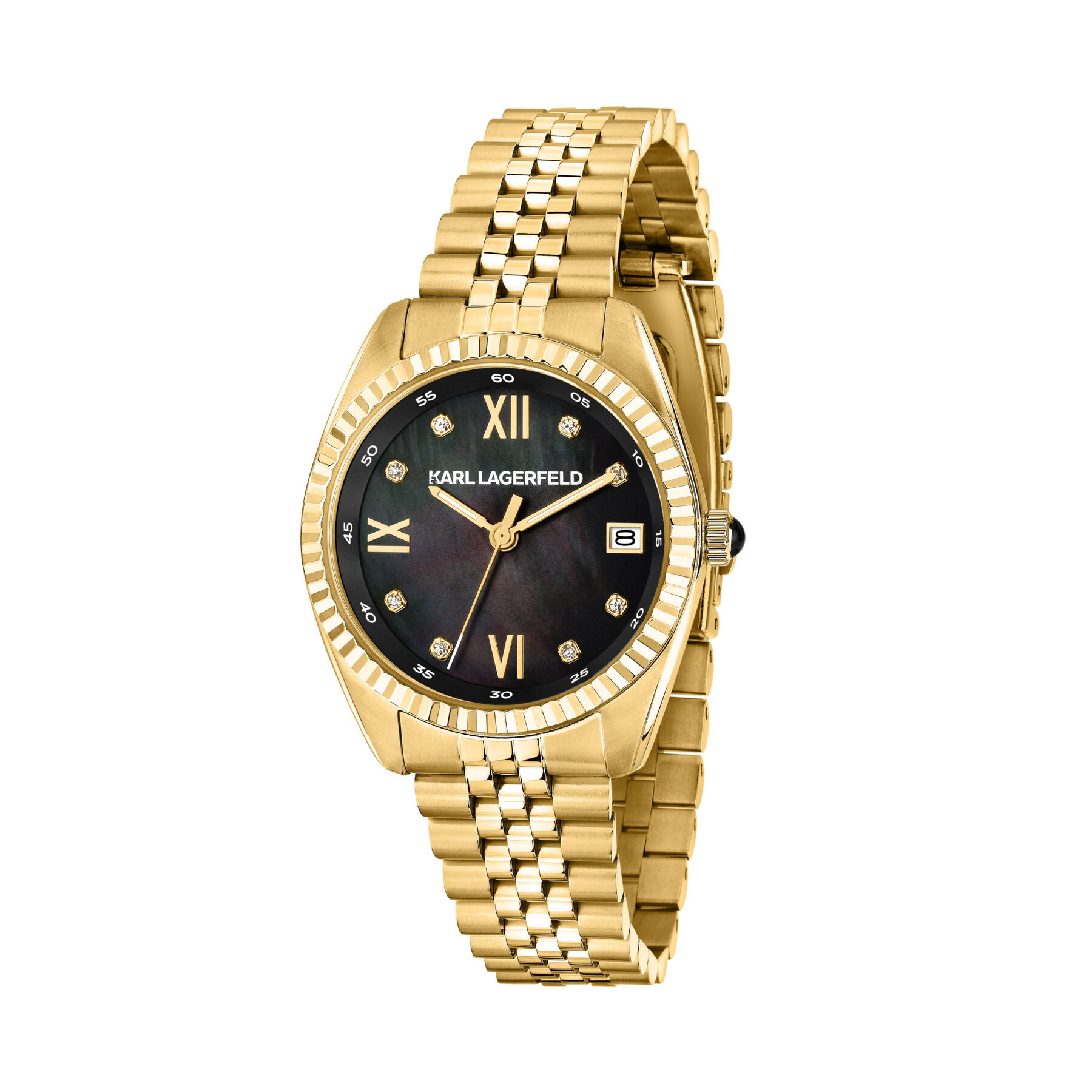 Hodinky KARL LAGERFELD R0553108503 Zlatá