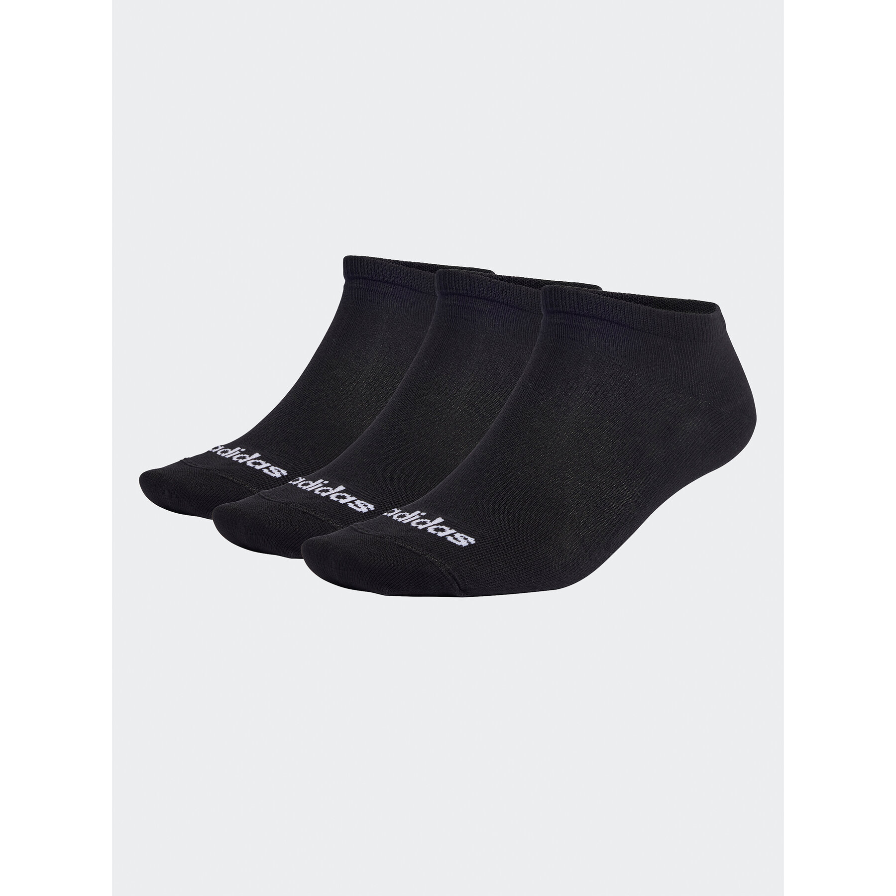 

Короткі шкарпетки unisex adidas Thin Linear Low-Cut Socks 3 Pairs IC1299 black/white, Чорний