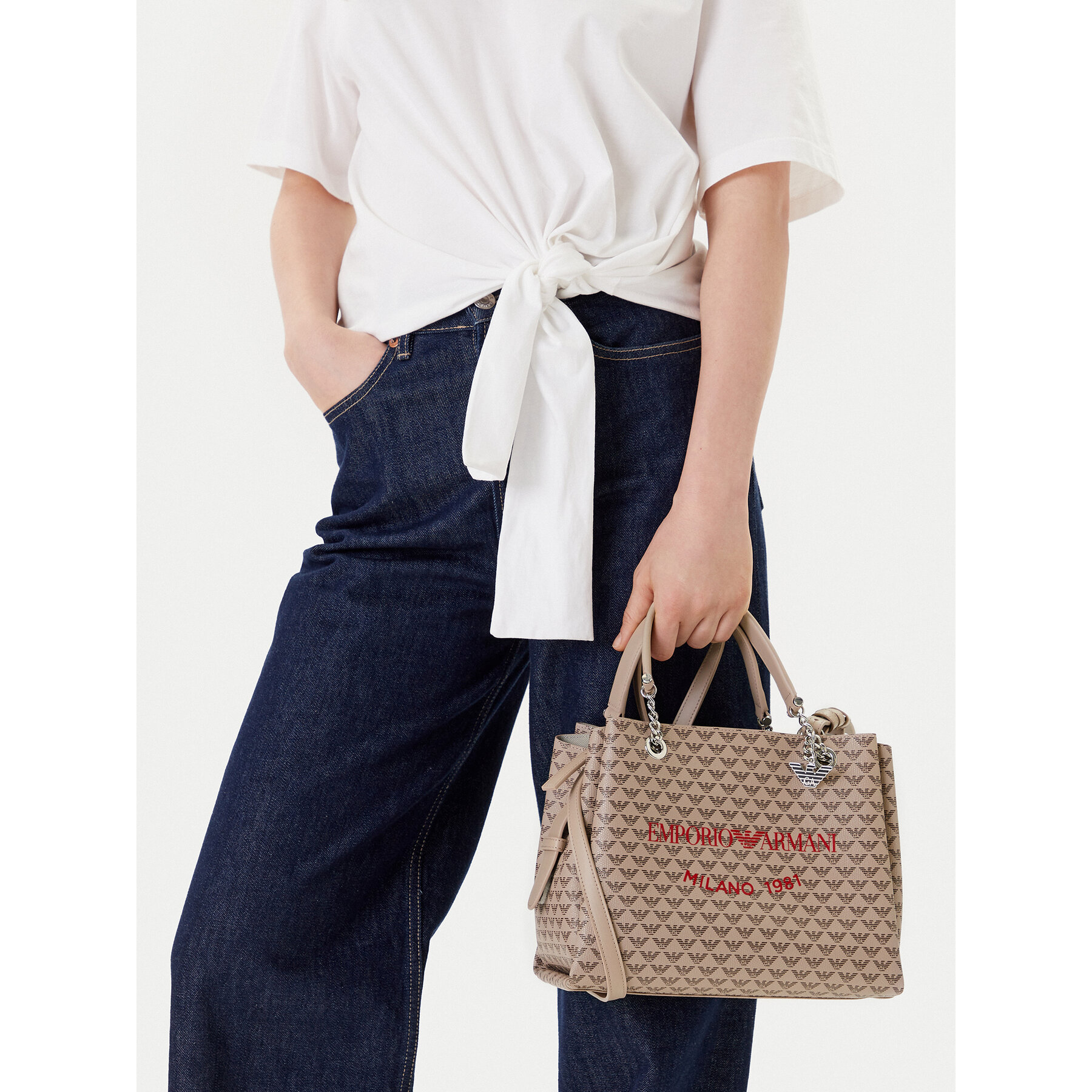Kabelka Emporio Armani Y3D159 YWS0E F1075 Béžová