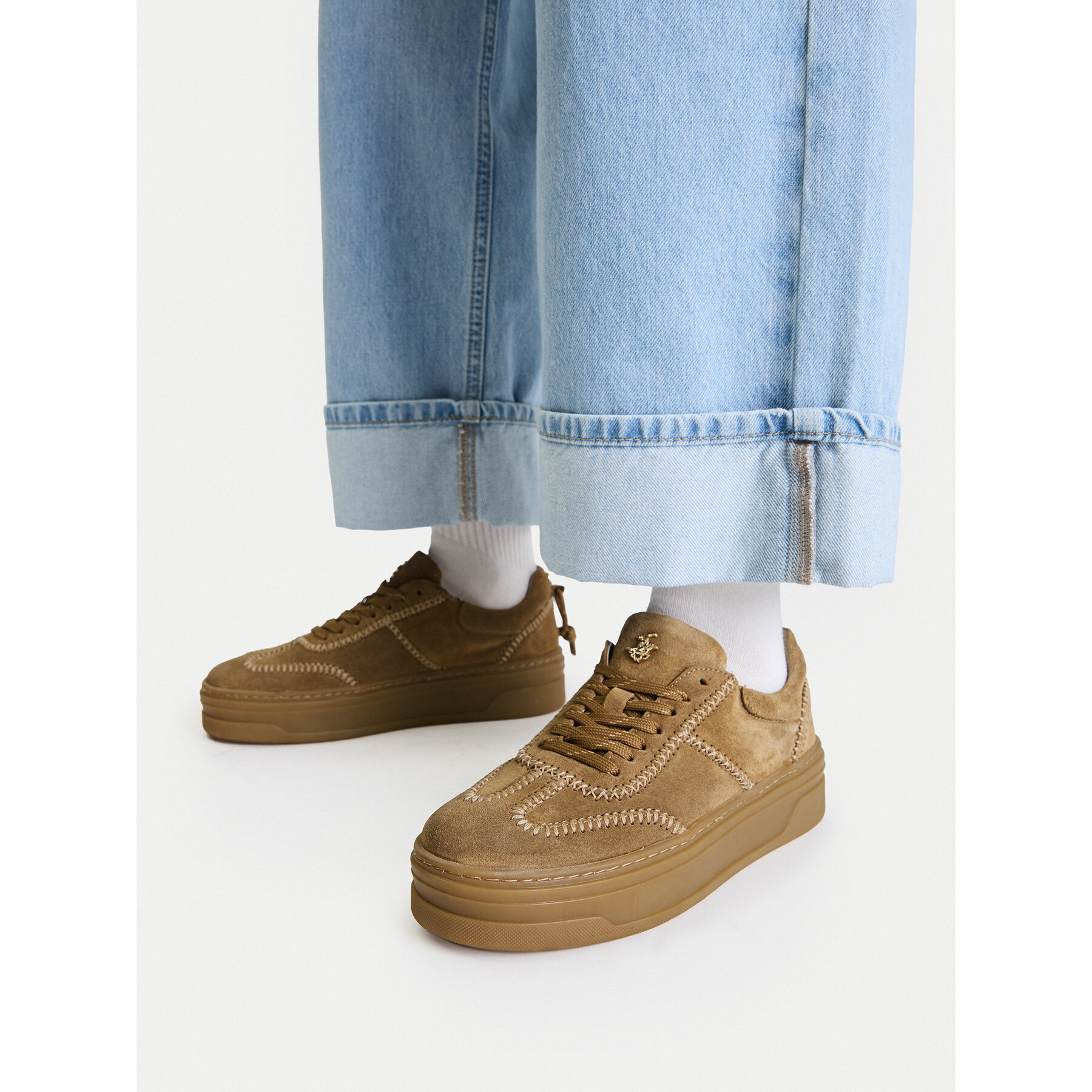 Sneakers Beverly Hills Polo Club EO-WI16-MALMO-01 Bej închis