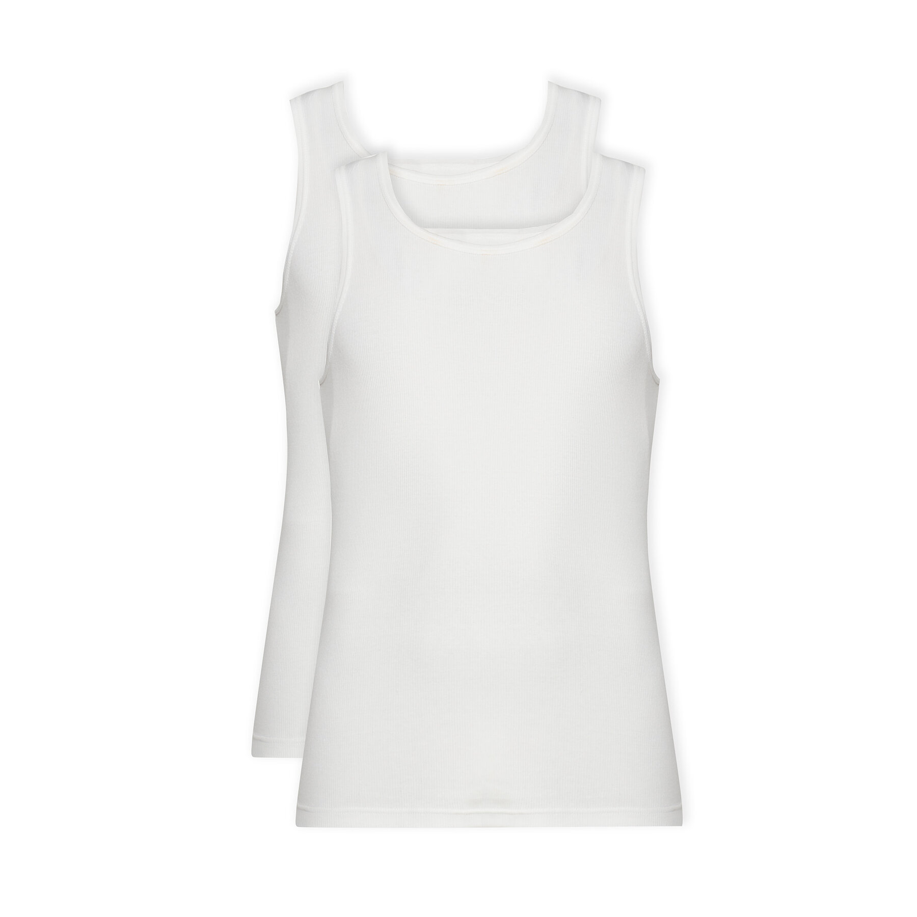 Resteröds Set potkošulja bez rukava﻿ 7027 1 Bijela Slim Fit