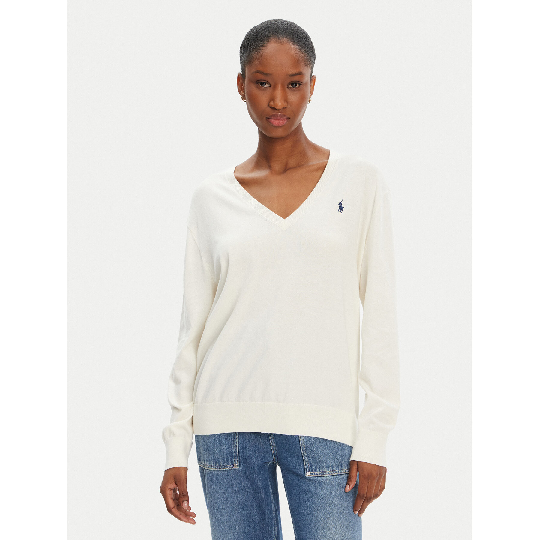 Polo Ralph Lauren Pullover 211972105002 Écru Straight Fit