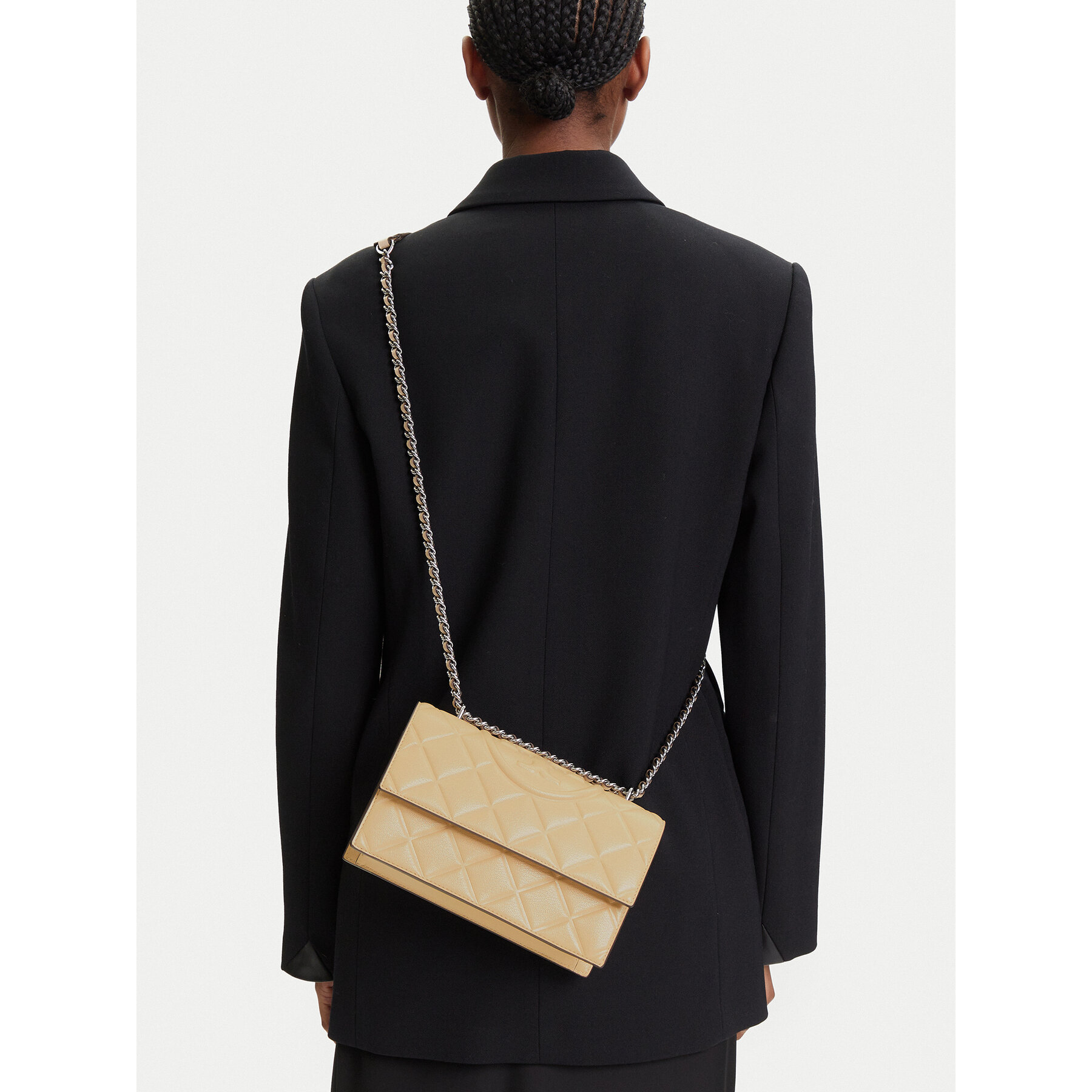 Kabelka Tory Burch 164800 Béžová