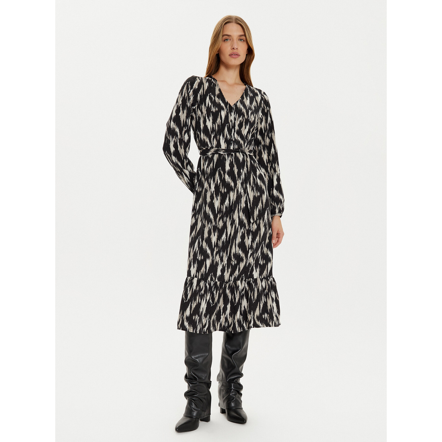 ONLY Hemdkleid Nova 15331901 Schwarz Regular Fit