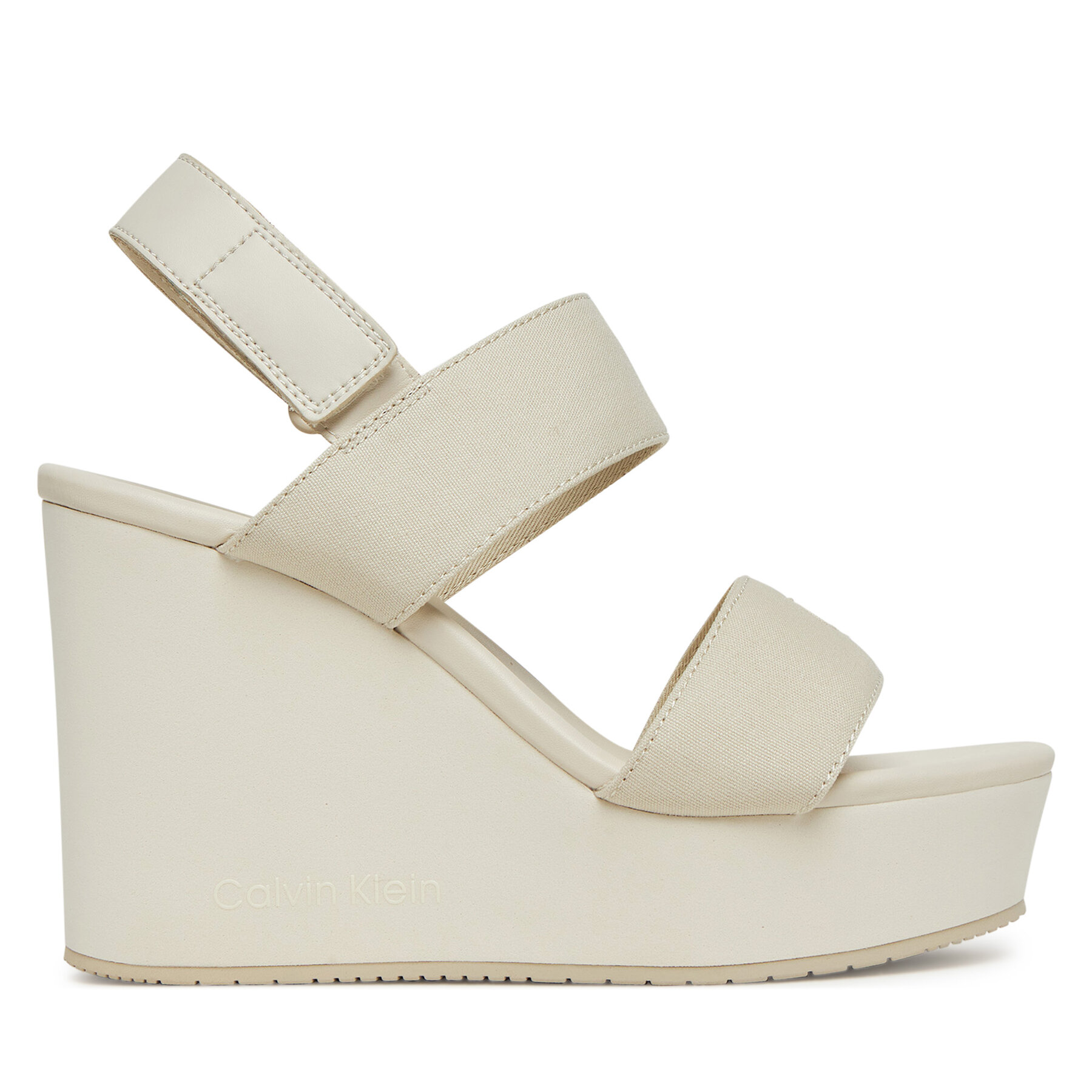 Sandales Calvin Klein Jeans Wedge Sandal Webbing In YW0YW01790 Pelēks