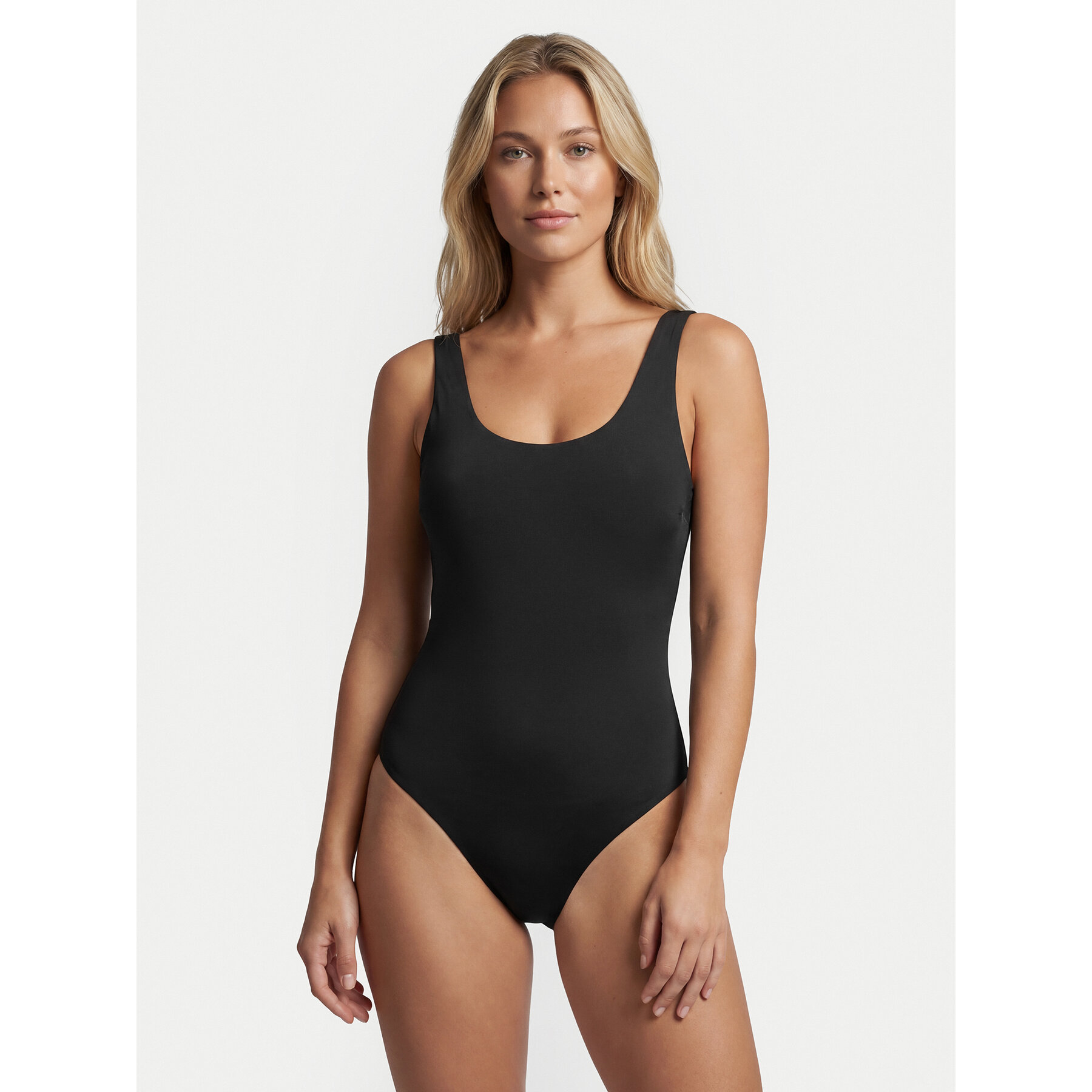 Calvin Klein Swimwear Badeanzug LV00Q61205 Schwarz