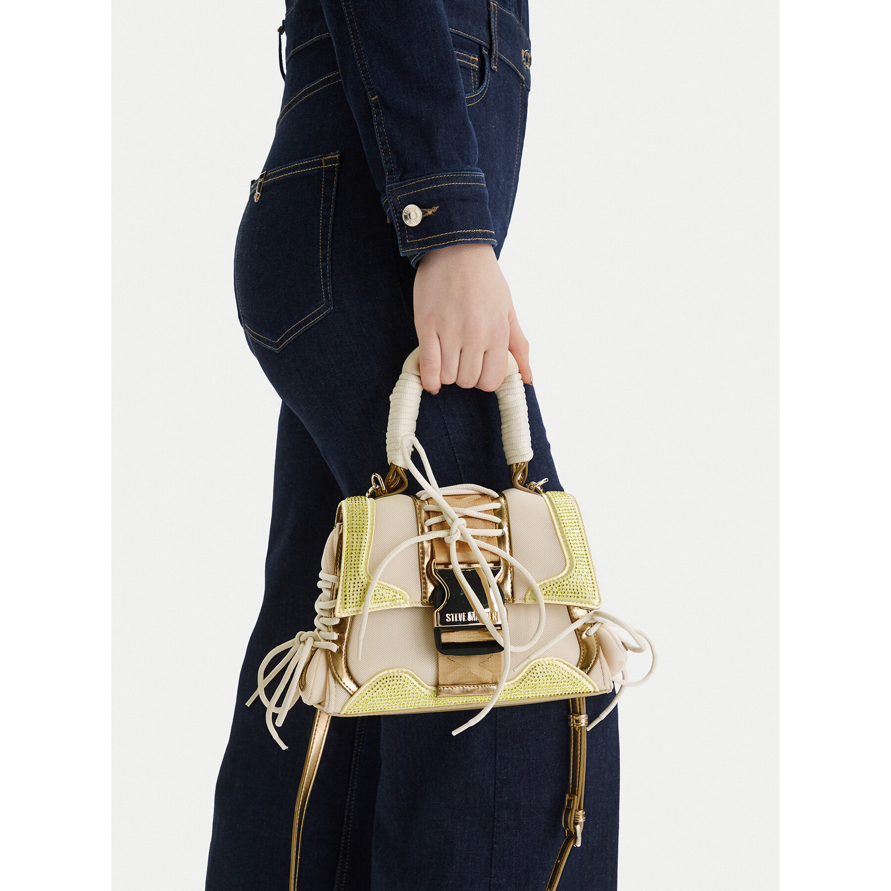 Ročna torba Steve Madden Bdiego-A 13002327 Rumena