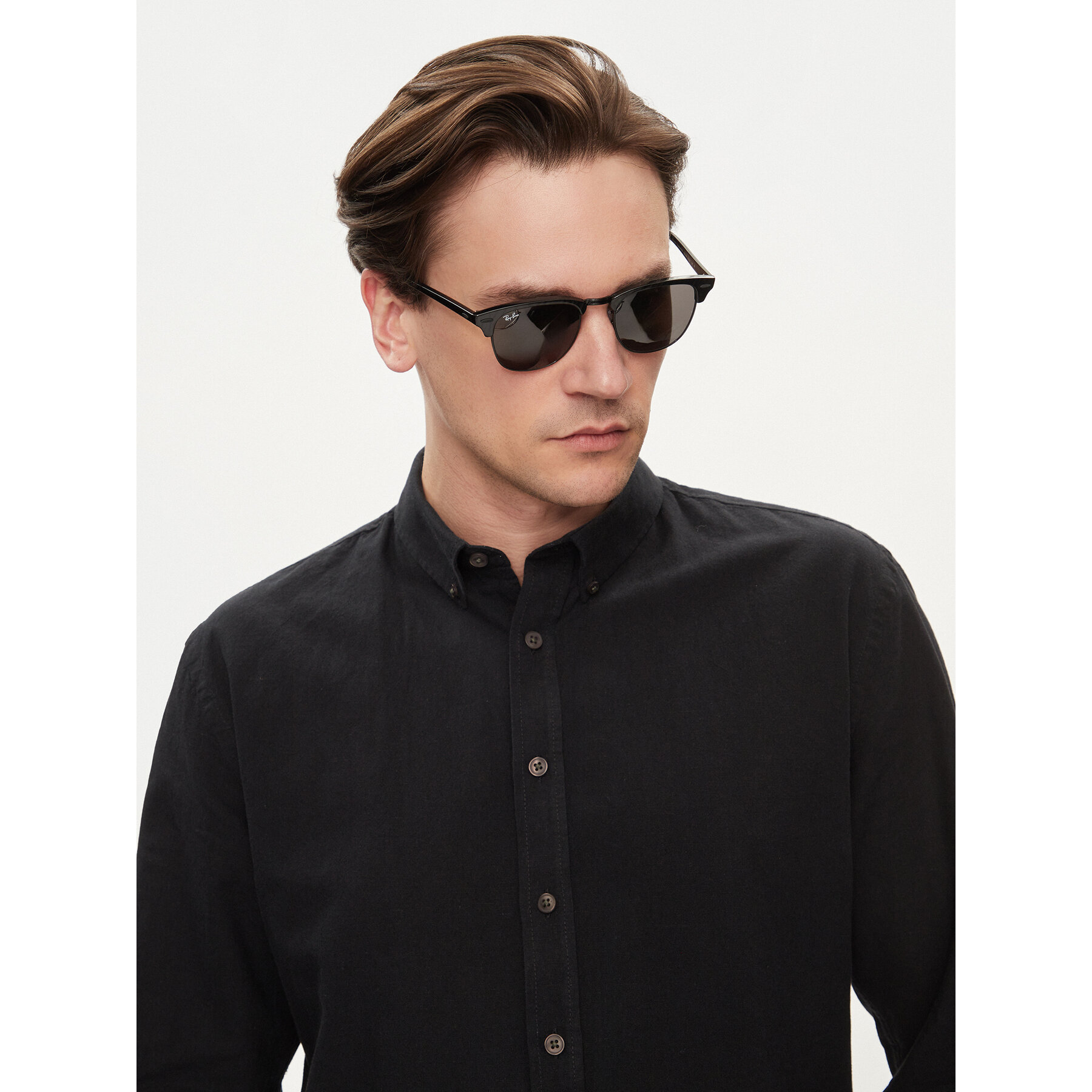 Слънчеви очила Ray-Ban Clubmaster 0RB3016 1305B1 Черен