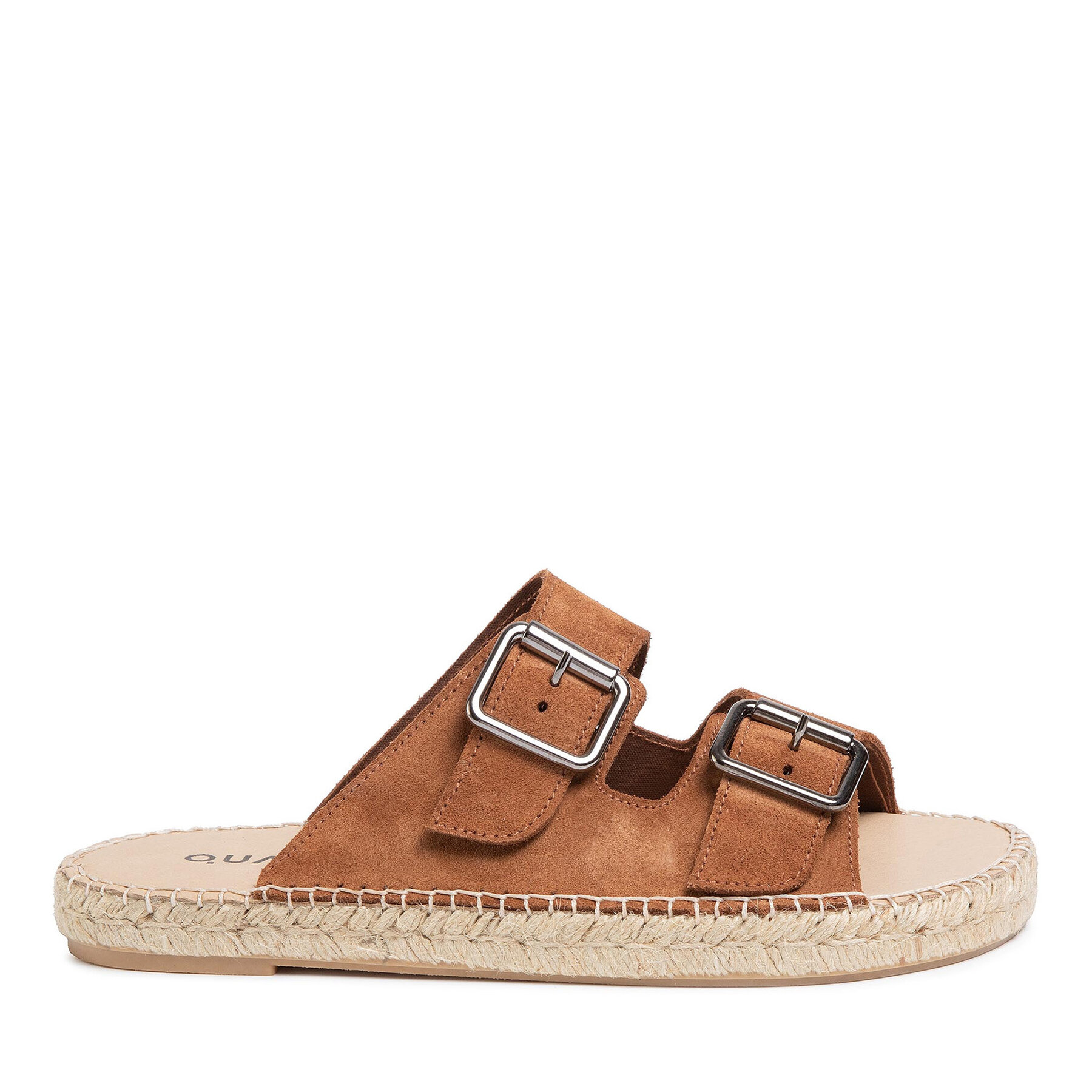 QUAZI Hombre Alpargatas, Talla : 41, Marrón, QZ-63-04-000623