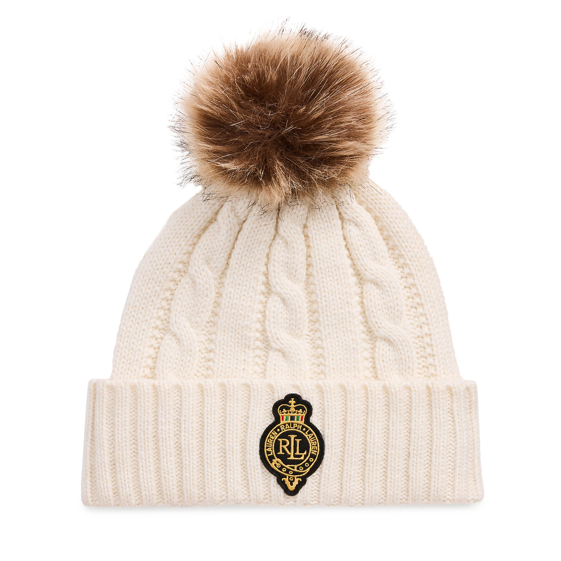 Căciulă LAUREN RALPH LAUREN 454P04455001 Écru