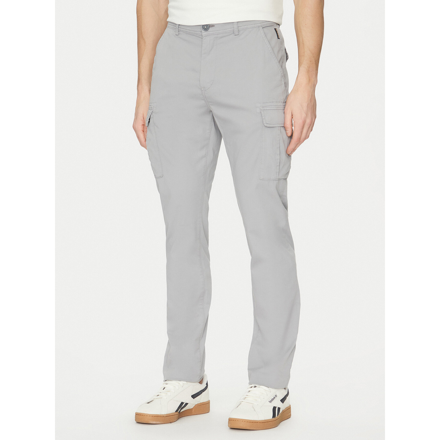 Napapijri Stoffhose NP0A4IDQH621 Grau Regular Fit