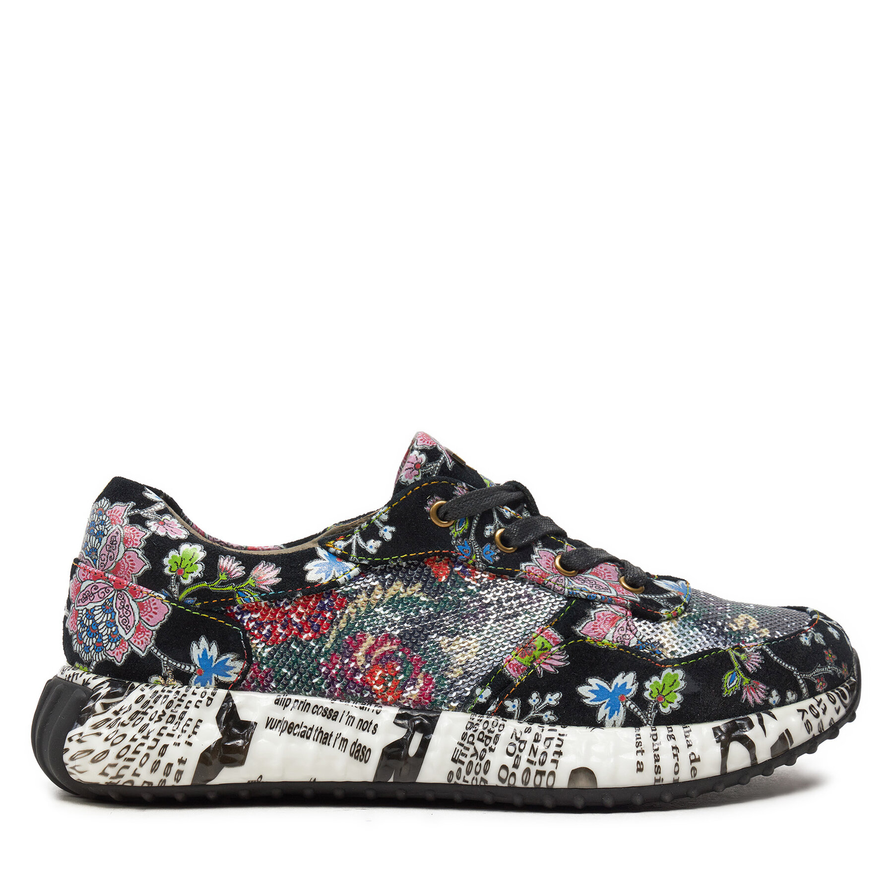 Zapatillas Laura Vita Burton 45 Negro