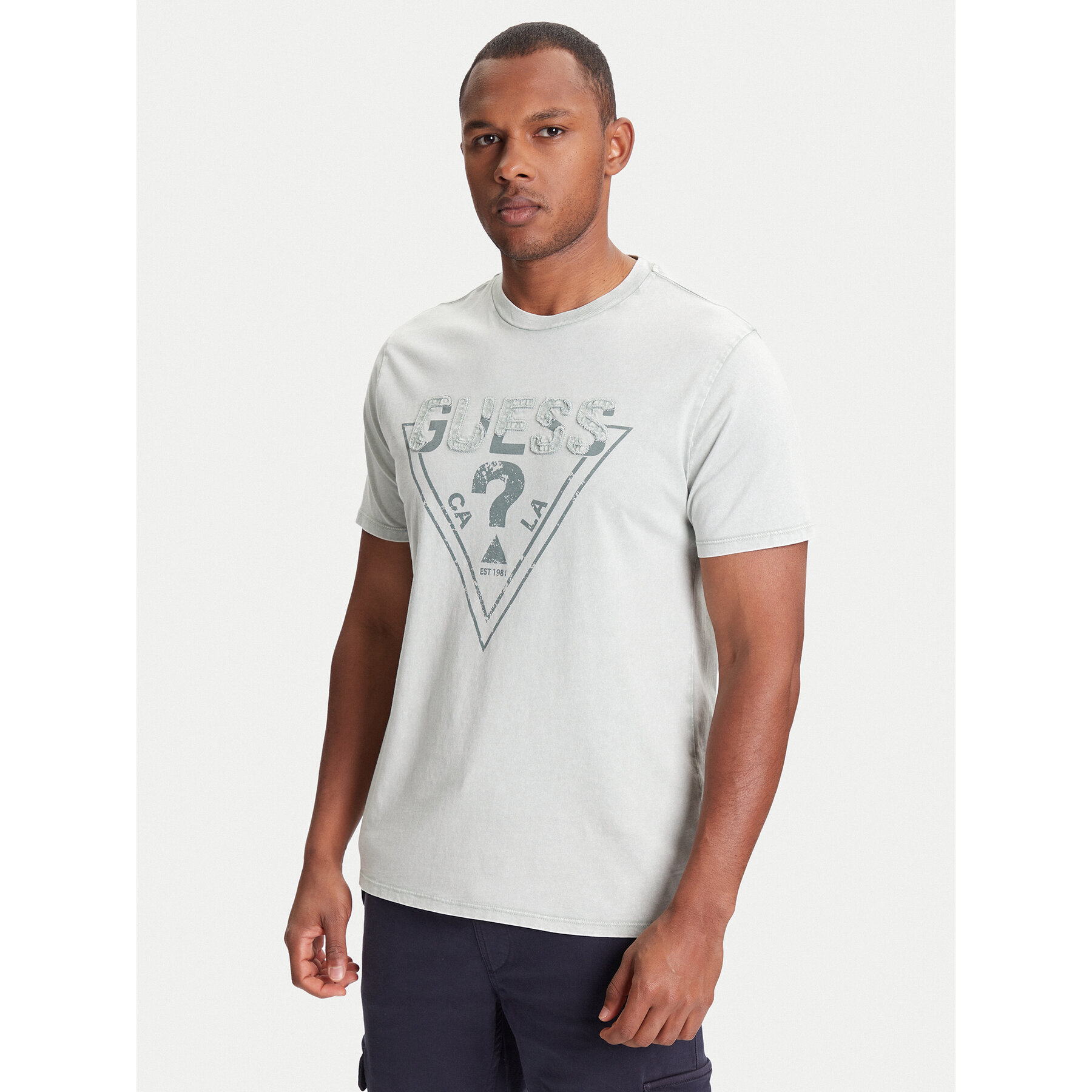 Guess Póló M5YI42 KBW41 Zöld Regular Fit