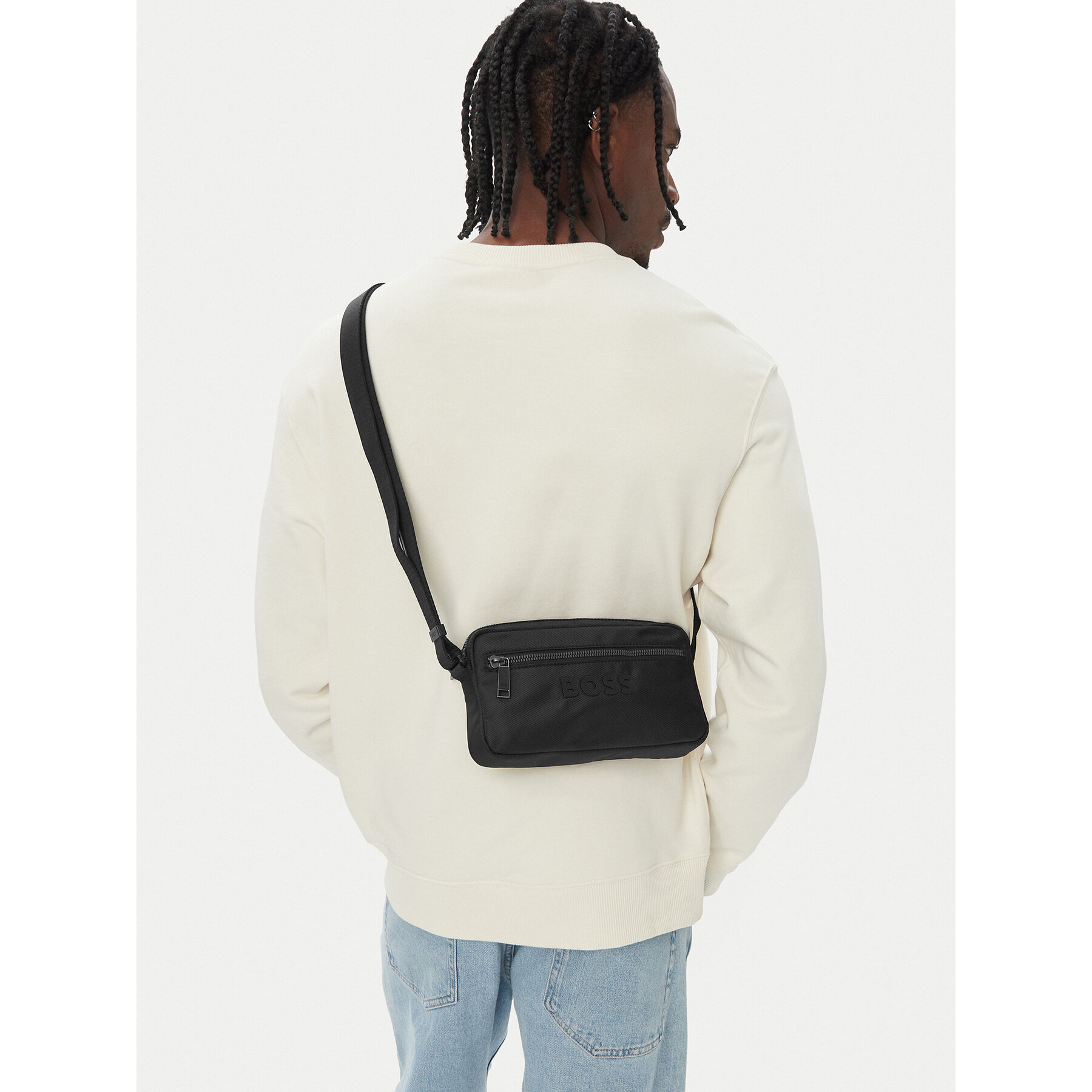 Geantă crossover BOSS Catch 3.0 50567752 Negru