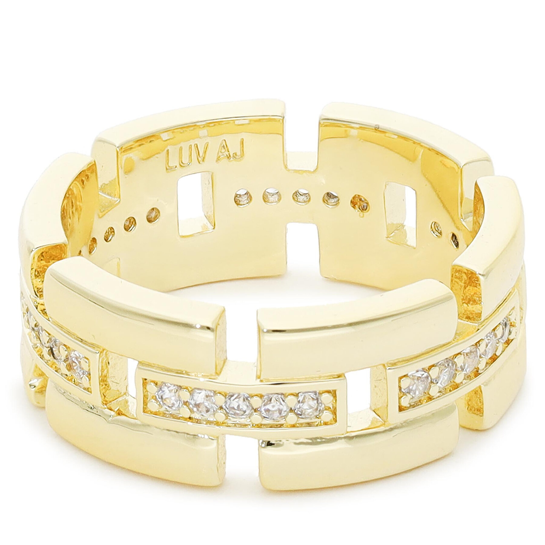 Anillo Luv AJ Rossi Cigar Ring FW22-R-RCR-G Oro