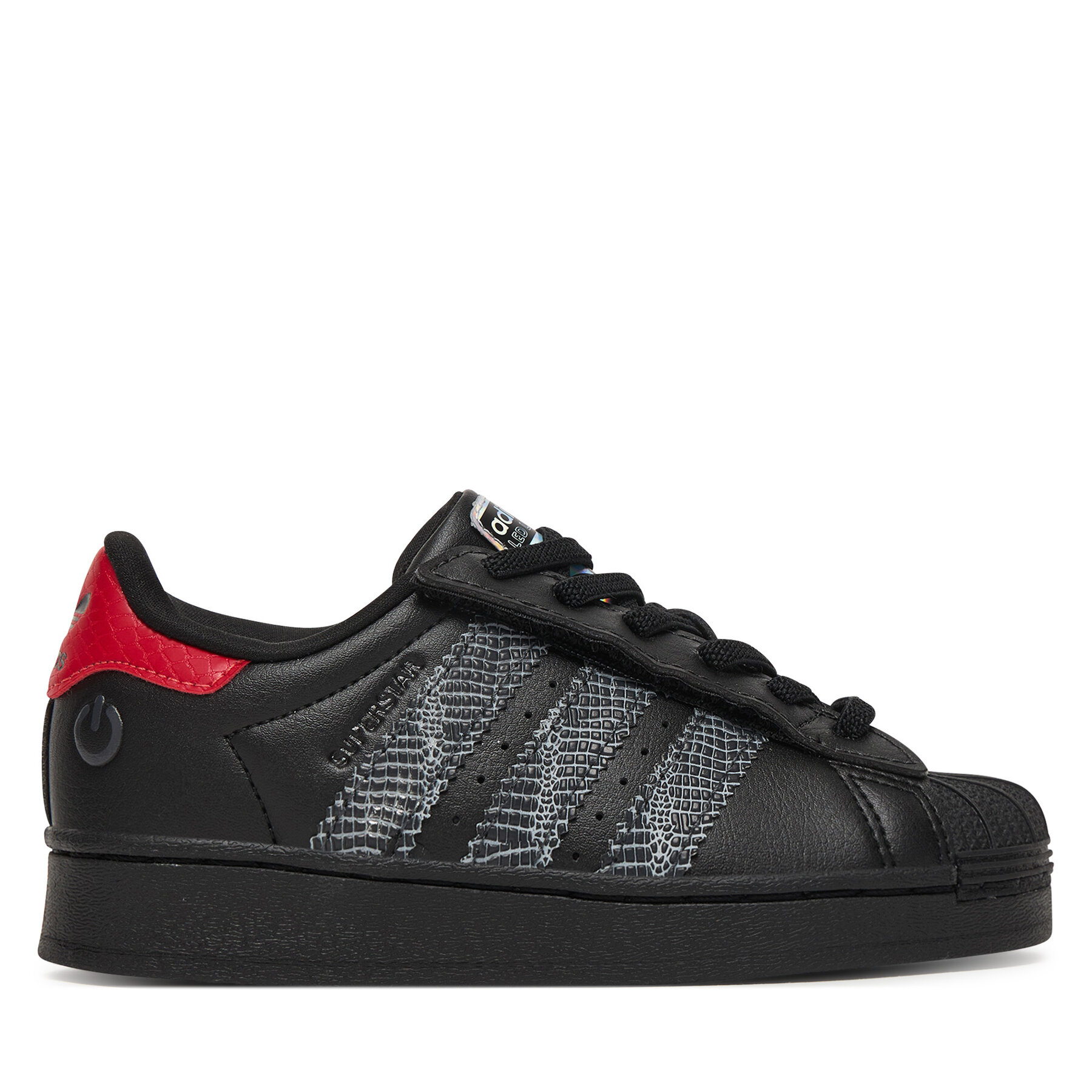 Sneakers adidas Superstar Led Lights Comfort Closure Elastic Lace Shoes IH6388 Negru