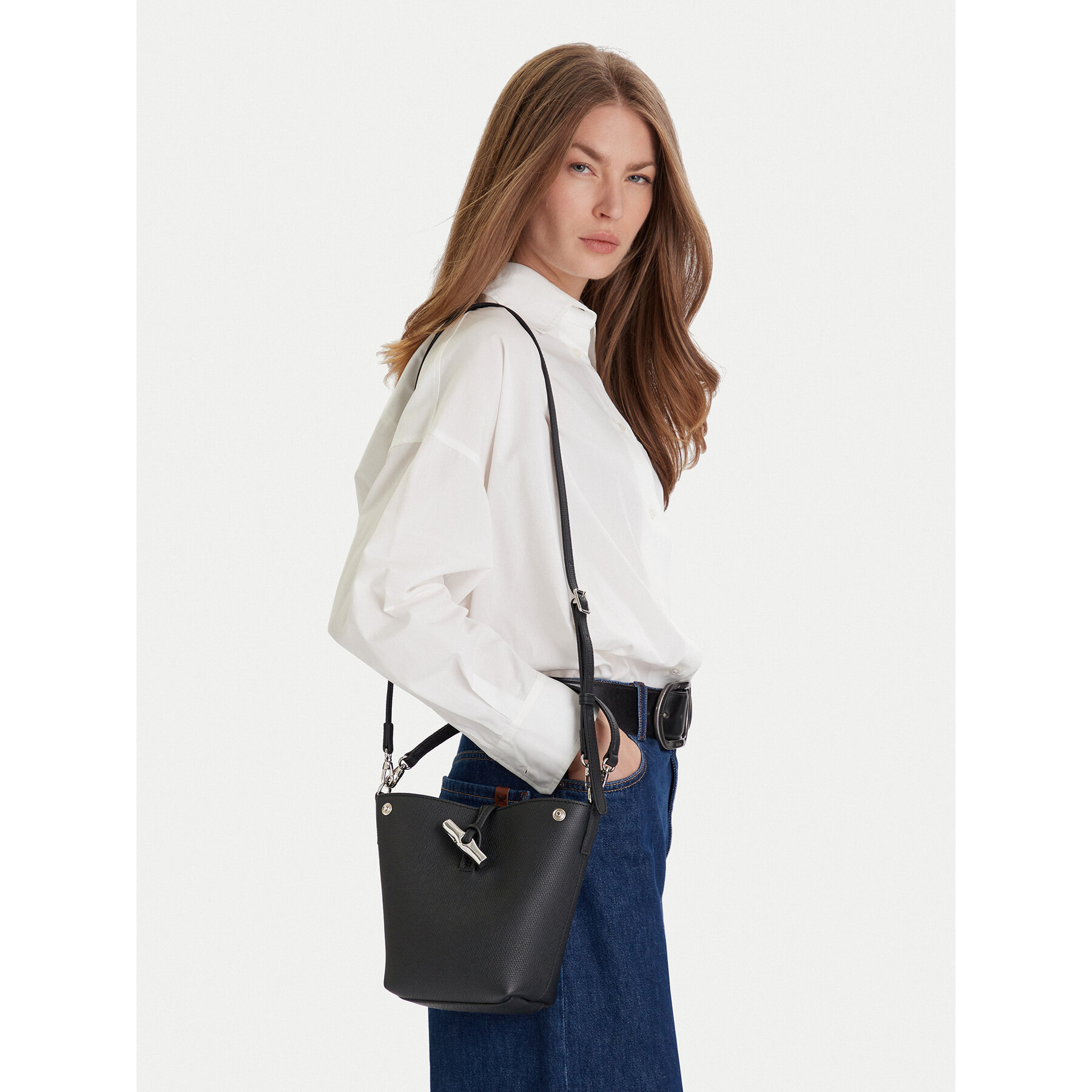 Kabelka Longchamp 10279HFP Čierna