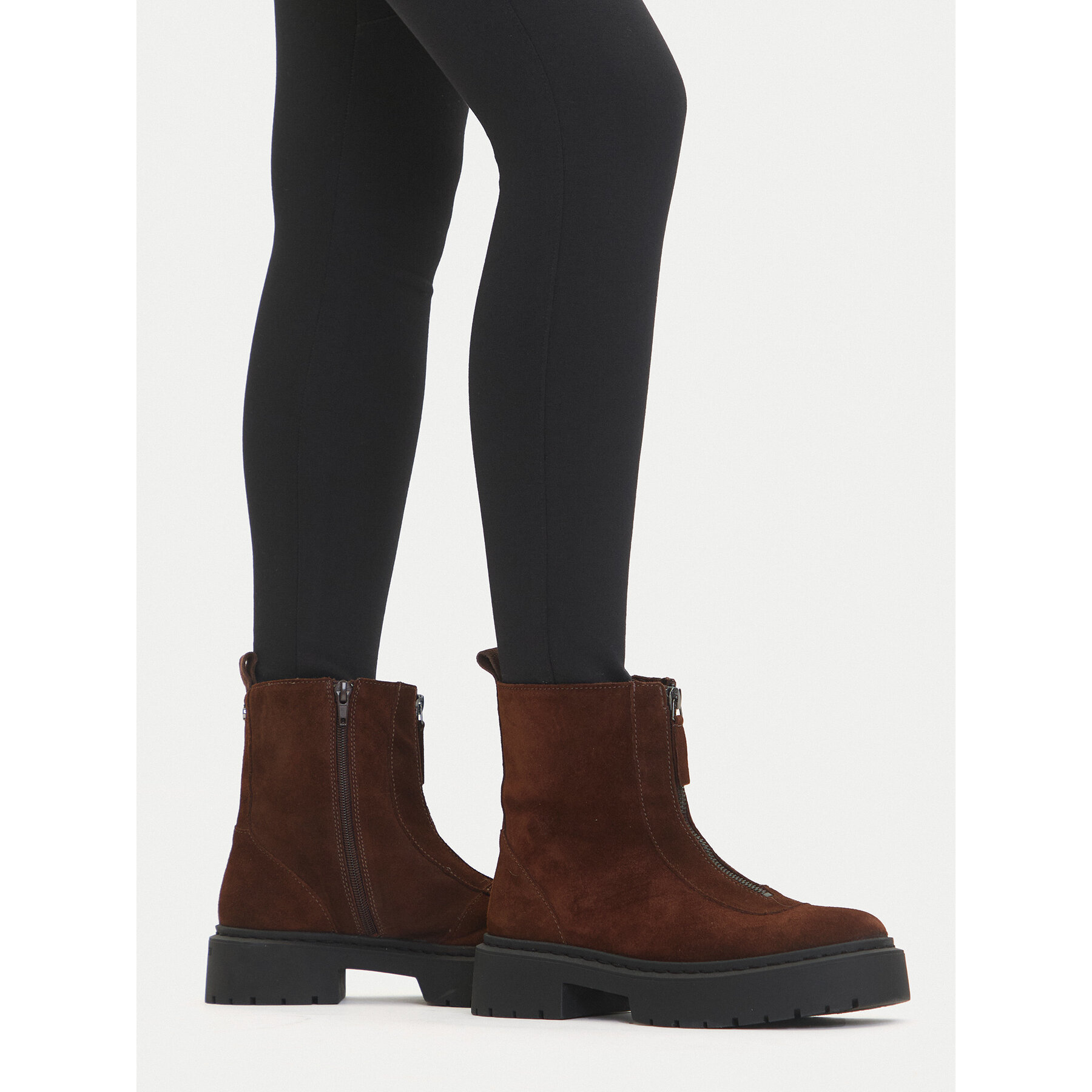 Škornji Steve Madden SM11003404 Rjava