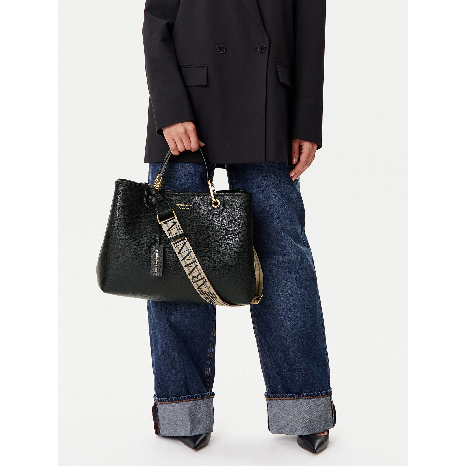 Дамска чанта Emporio Armani EW000360 AF12103 MC032 Черен