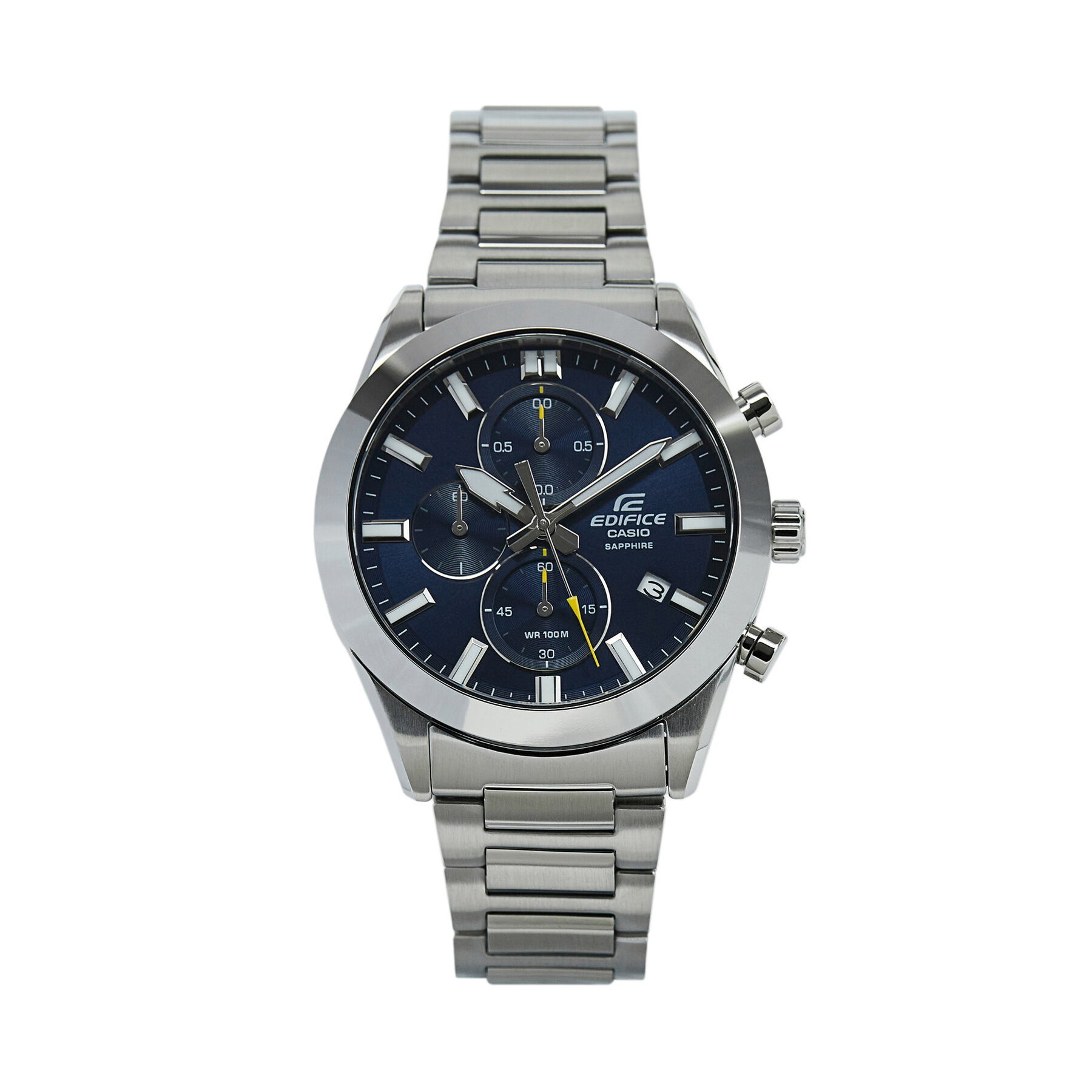 Casio Ρολόι Casio Edifice Sapphire Chronograph EFB-710D-2AVUEF Ασημί