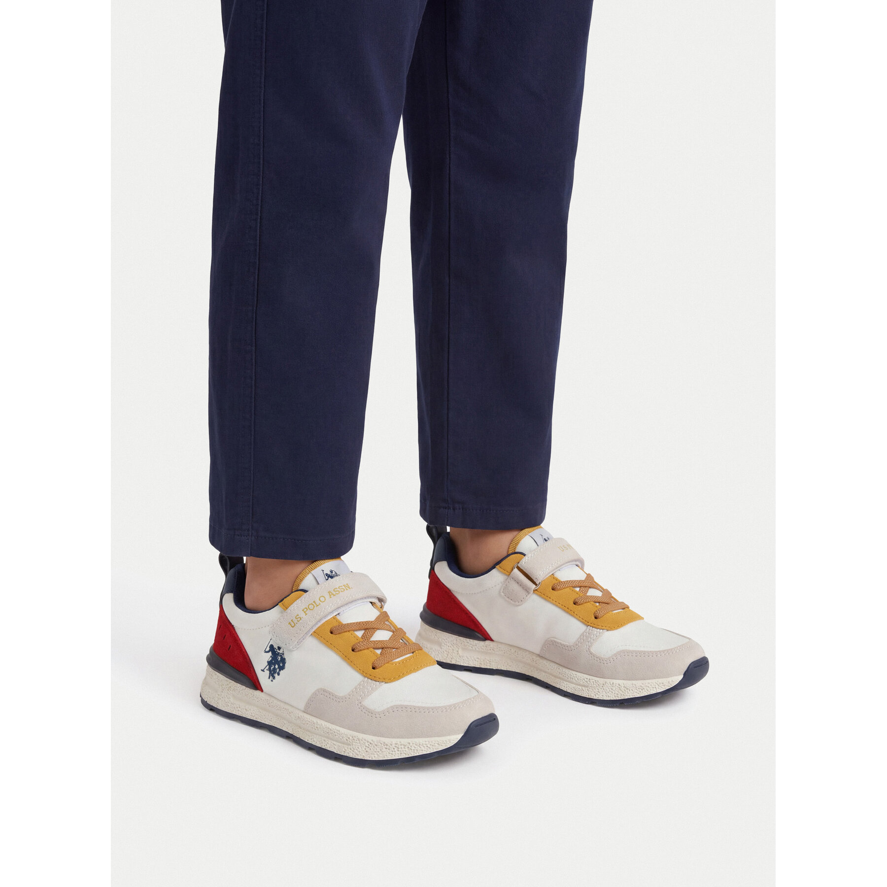 Сникърси U.S. Polo Assn. EO-ALEX002K/6TY1 Бял