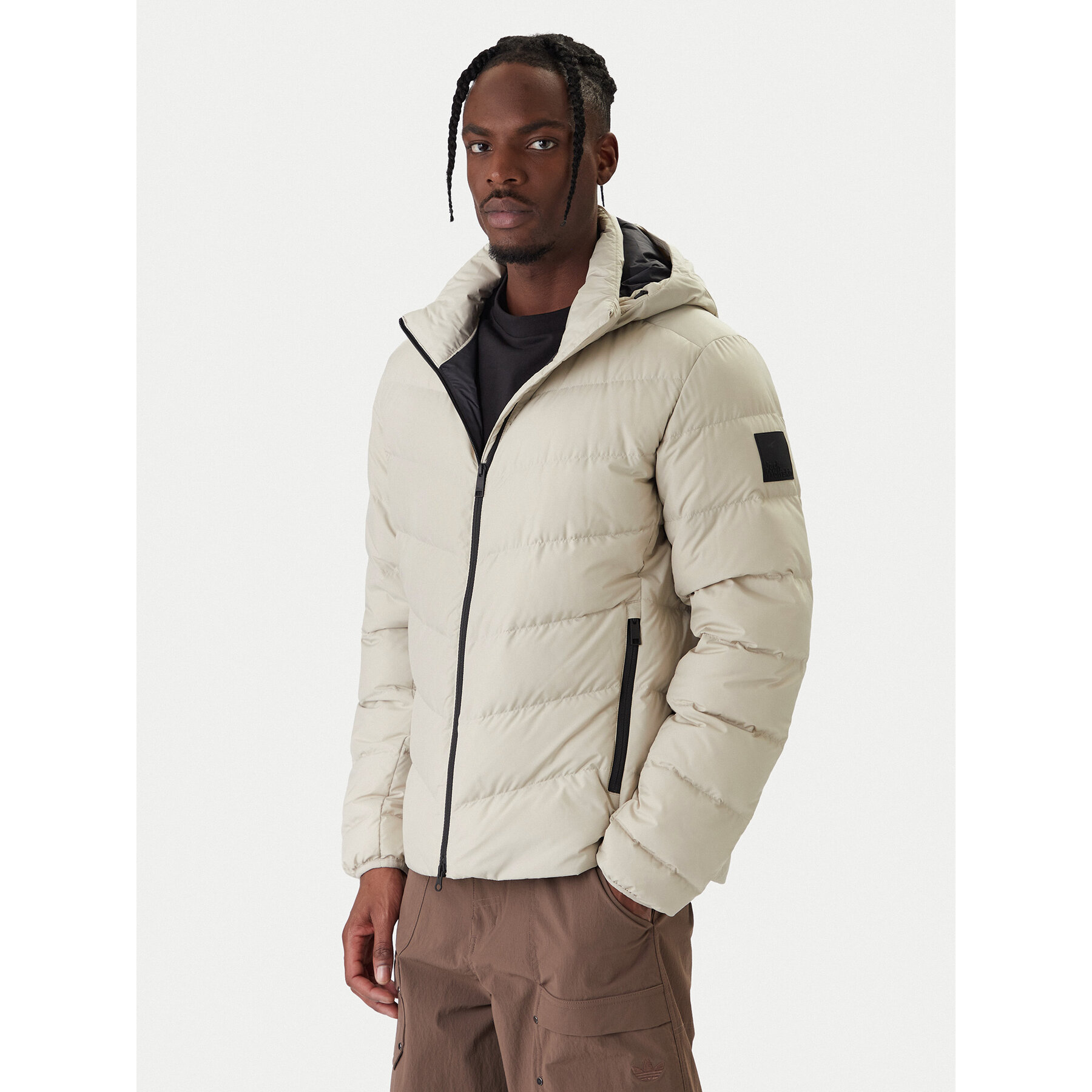 Jack Wolfskin Daunenjacke Colonius 1207431 Grau Regular Fit