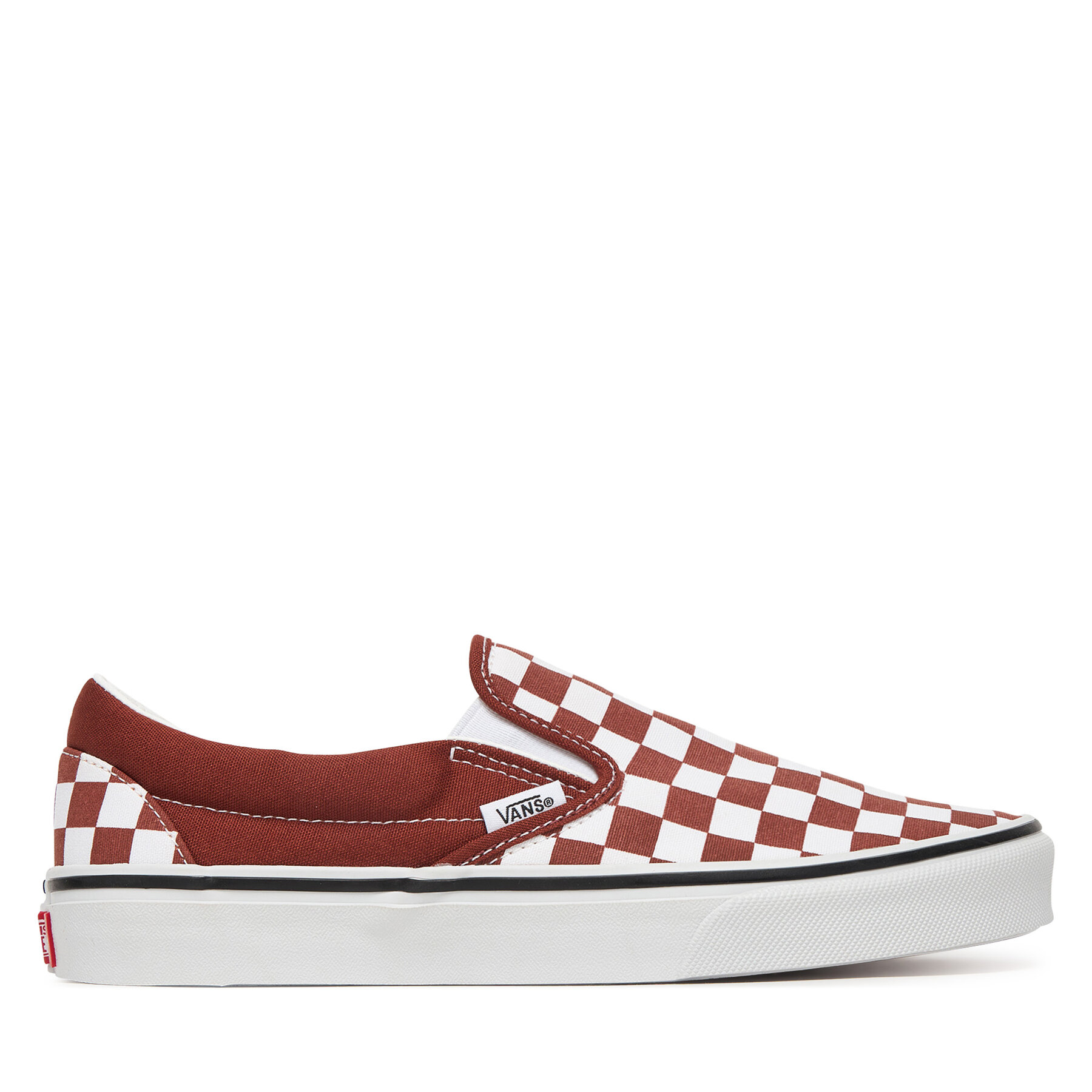 Vans Unisex Zapatillas de tenis, Talla : 42, Guinda/burdeos, Classic Slip-On VN000DAHFSB1