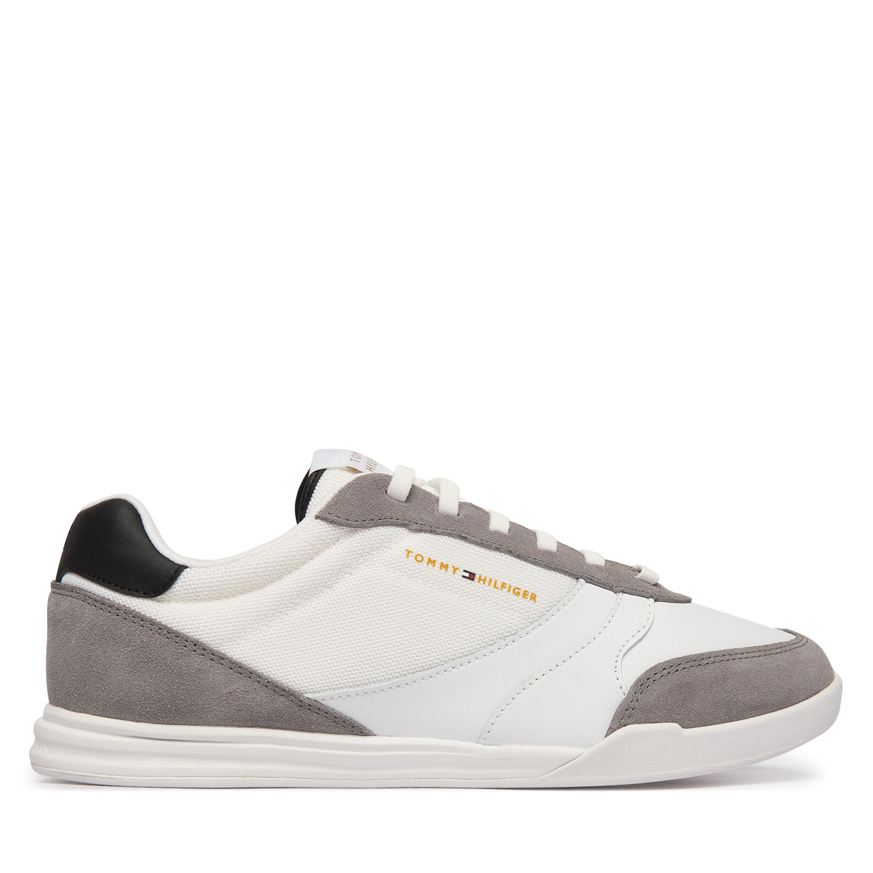 Sneakers Tommy Hilfiger Lopro Lth Mix Rwb FM0FM05826 Alb