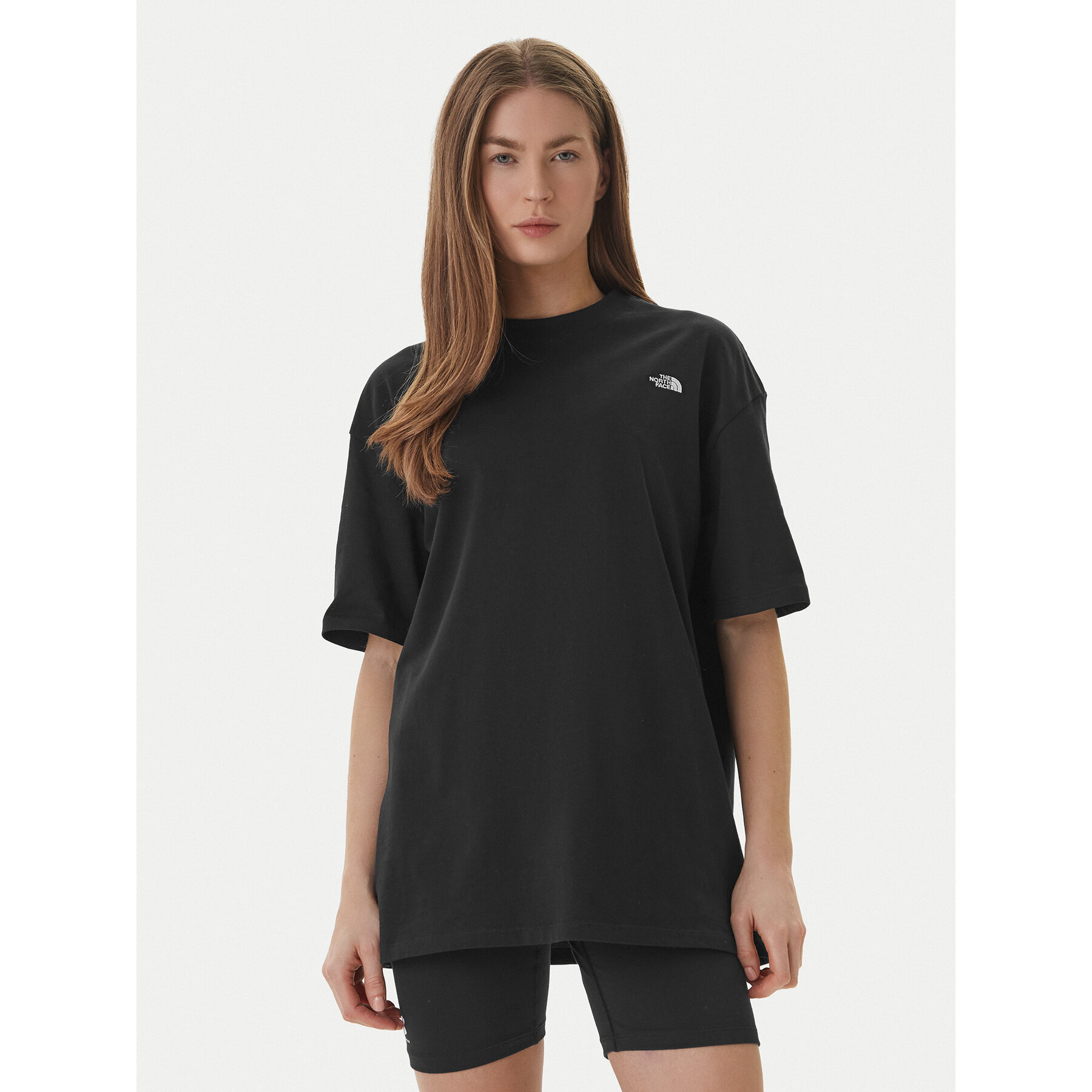 The North Face T-Shirt Essential Simple Dome NF0A8EVX Schwarz Loose Fit