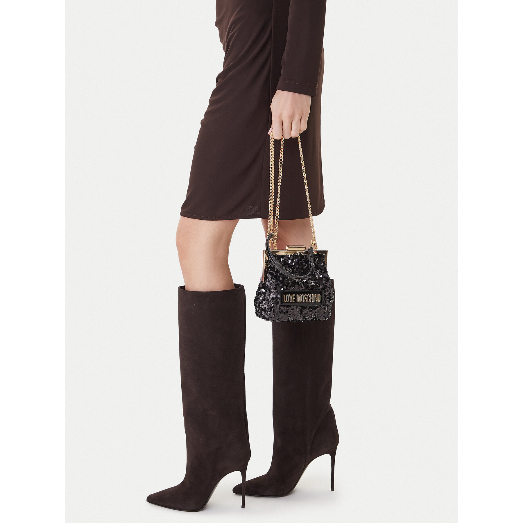 Ročna torba LOVE MOSCHINO JC4146PP0NKK100A Črna