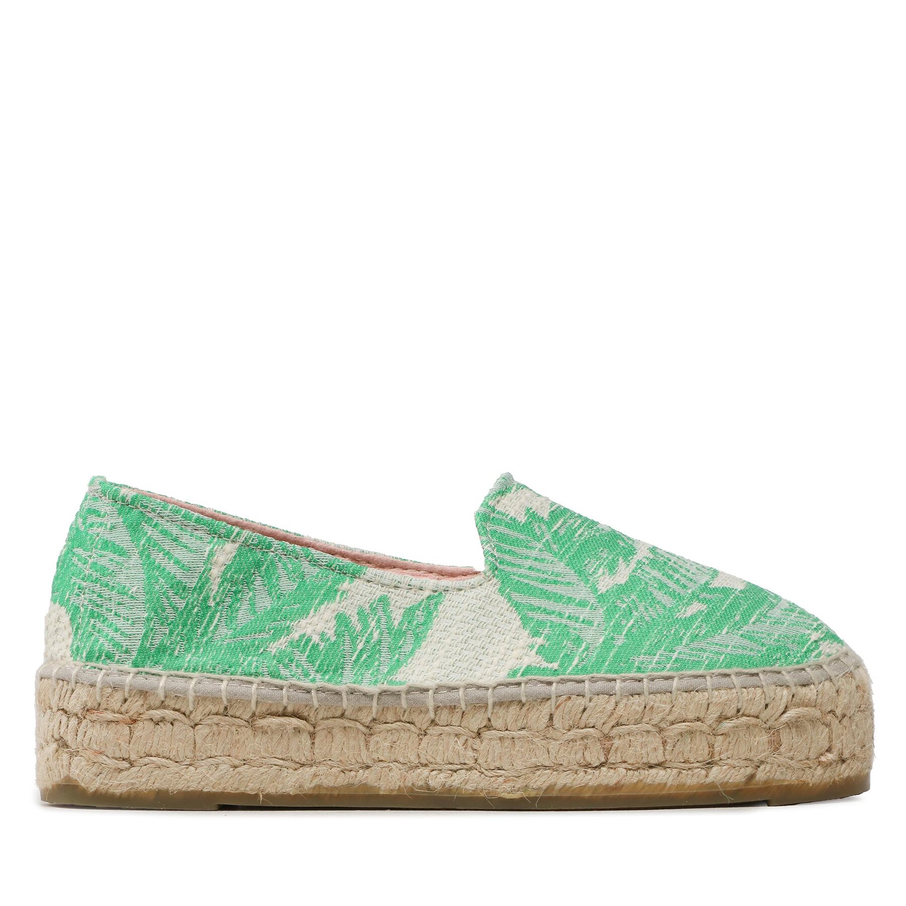  Espadrilles Manebi Cotton Jaquard Double Sole Espadrilles G 4.8 D0 Zöld akciós termékkép 1