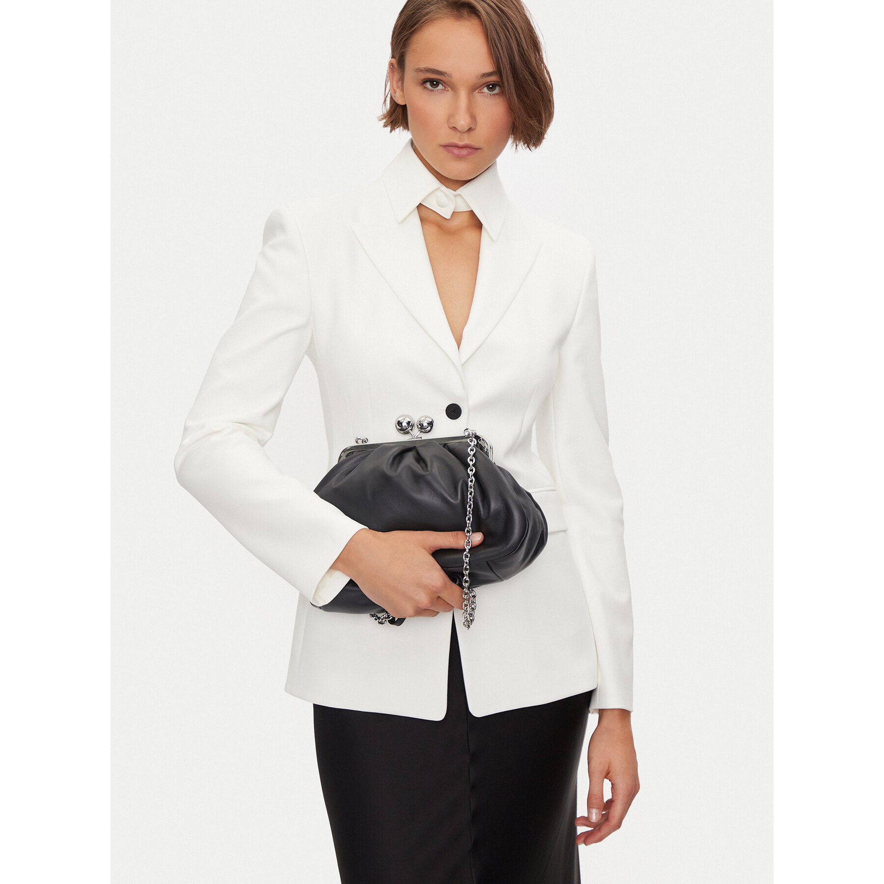 Дамска чанта Weekend Max Mara Cubico 55160902600 Черен