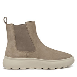 Geox Členková obuv s elastickým prvkom Geox D Spherica Ec4.1 D36TCA 00022 C6029 Béžová