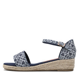 

Еспадрильї Tommy Hilfiger Rope Wedge Sandal Denim T3A7-32776-0048 S Denim 806, Голубий