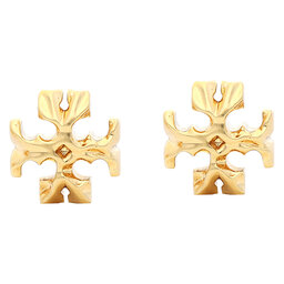 Tory Burch Pendientes Tory Burch Roxanne Double Stud 90282 Rolled Gold 700
