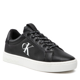 Calvin Klein Jeans Αθλητικά Calvin Klein Jeans Classic Cupsole Laceup Low Tu Lth YW0YW00829 Black/White 0GS