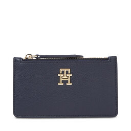 Tommy Hilfiger Custodie per carte di credito Tommy Hilfiger Hilfiger Staple Cc Holder Zip AW0AW15267 Space Blue DW6