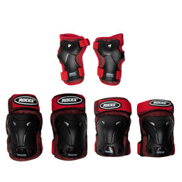 Roces Skyddsset Roces Jr Ventila Ted 3 Pack 301352 Black/Red 002