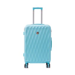 Semi Line Valigia grande Semi Line T5723-4 Celeste