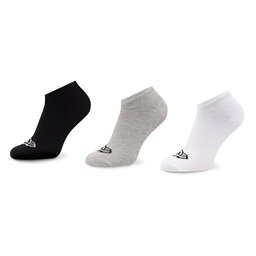 New Era 3er-Set niedrige Unisex-Socken New Era Flag Sneaker 13113639 Gra/Whi/Blk