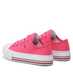 

Кеди Tommy Hilfiger Low Cut Lace-Up Sneaker T3A9-32677-0890 M Fuchsia 313, Рожевий