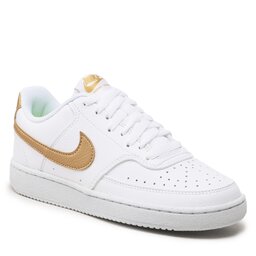Nike Boty Nike Court Vision Lo Nn DH3158 105 White/Metallic Gold/White