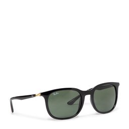 Ray-Ban Ochelari de soare Ray-Ban 0RB4386 601/31 Black/Green
