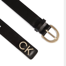 

Жіночий ремінь Calvin Klein Re-Lock Rnd Bckl Blt W/Tip K60K611103 Ck Black BAX, Чорний