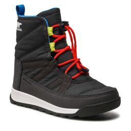 Sorel Cizme de zăpadă Sorel Youth Whitney II Short Lace Wp NY3903 Jet/Sea Salt 093